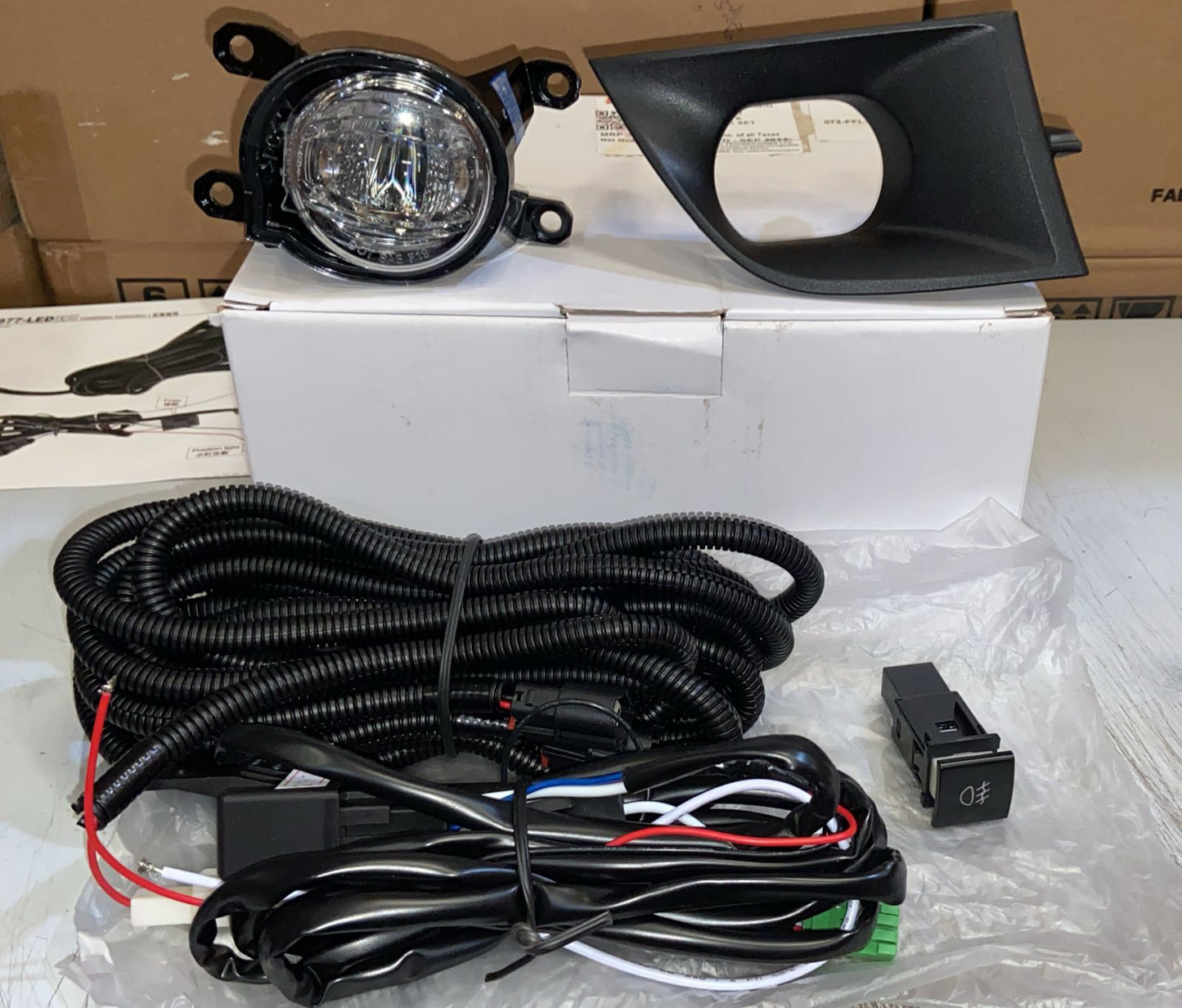 HyCross LED Fog Lamp with Wire Set