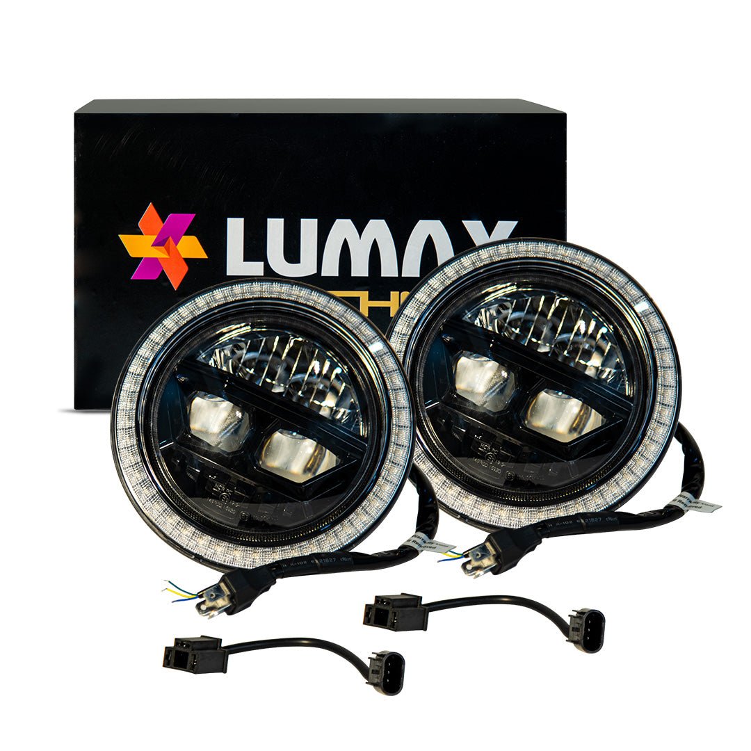 7'' H/L PRJECTOR LED DRL SET THAR