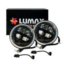 7'' H/L PRJECTOR LED DRL SET THAR