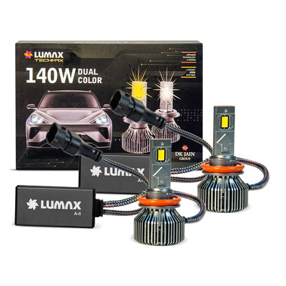 LED AUTO LAMP H8-12V,140W SET DBLE CLR
