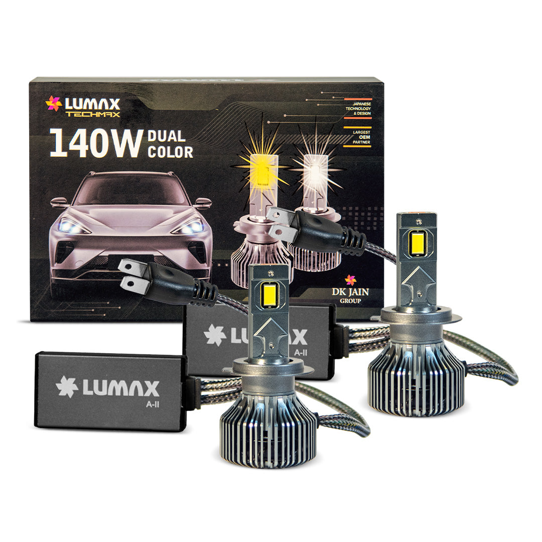 LED AUTO LAMP H7-12V,140W SET DBLE CLR