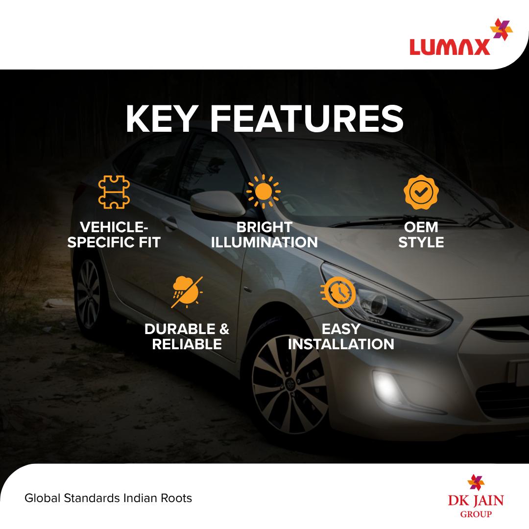 Verna Fluidic Fog Lamp (Right Side, 881 Bulb)