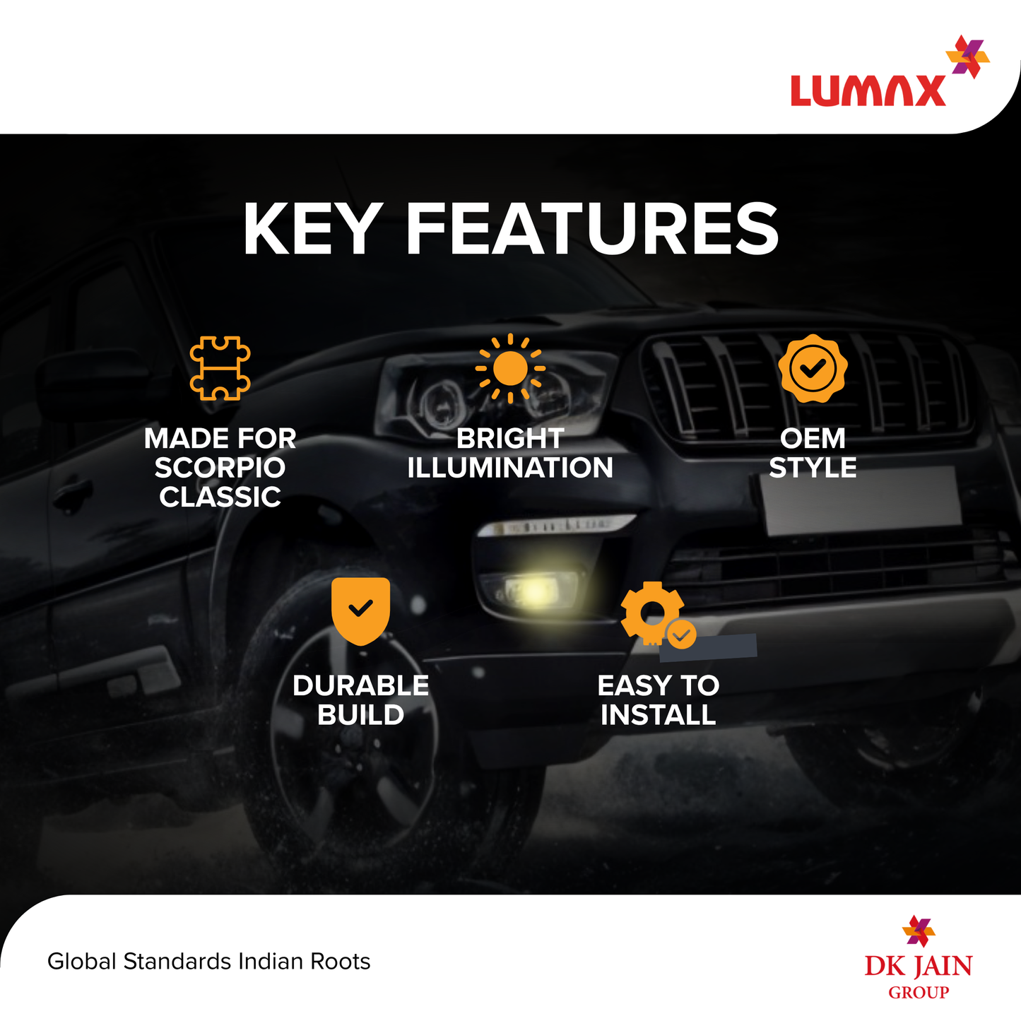 Scorpio Classic Fog Lamp (Right Side)