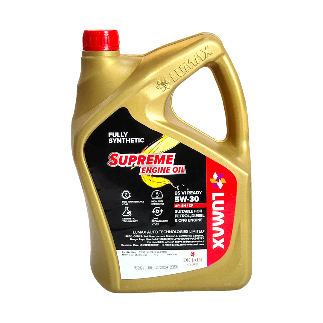 SUPREME SYN ENGN OIL 5W30 3.5L SN/CF