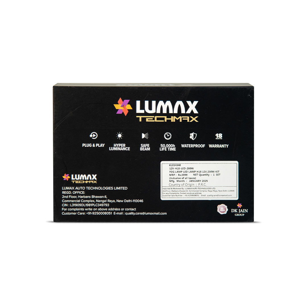 LED AUTO LAMP H18, 12V,200W KIT