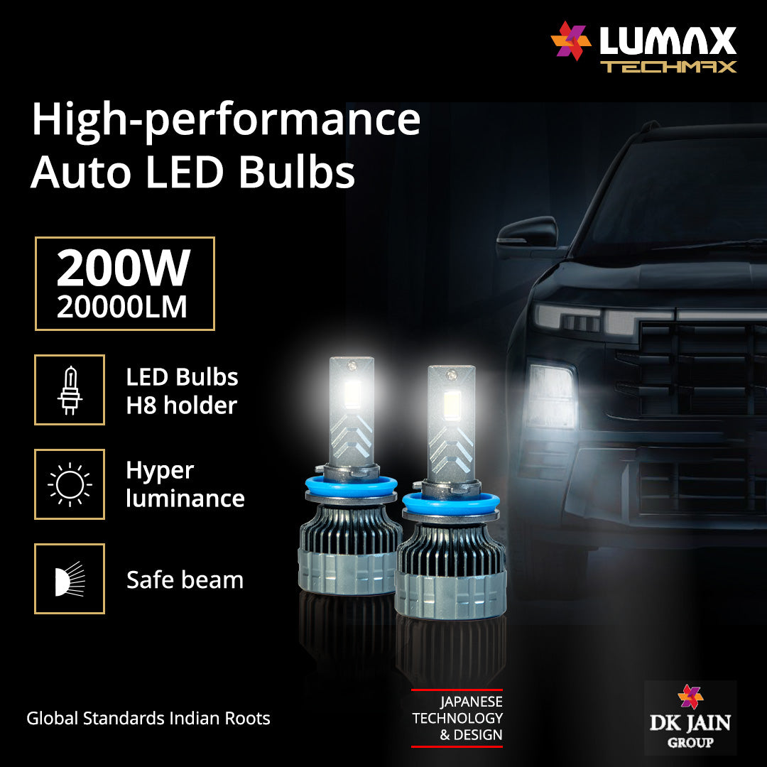 FOG LAMP LED LAMP H8 12V,200W KIT