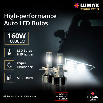 LED AUTO LAMP 60K H19, 12V,160W KIT