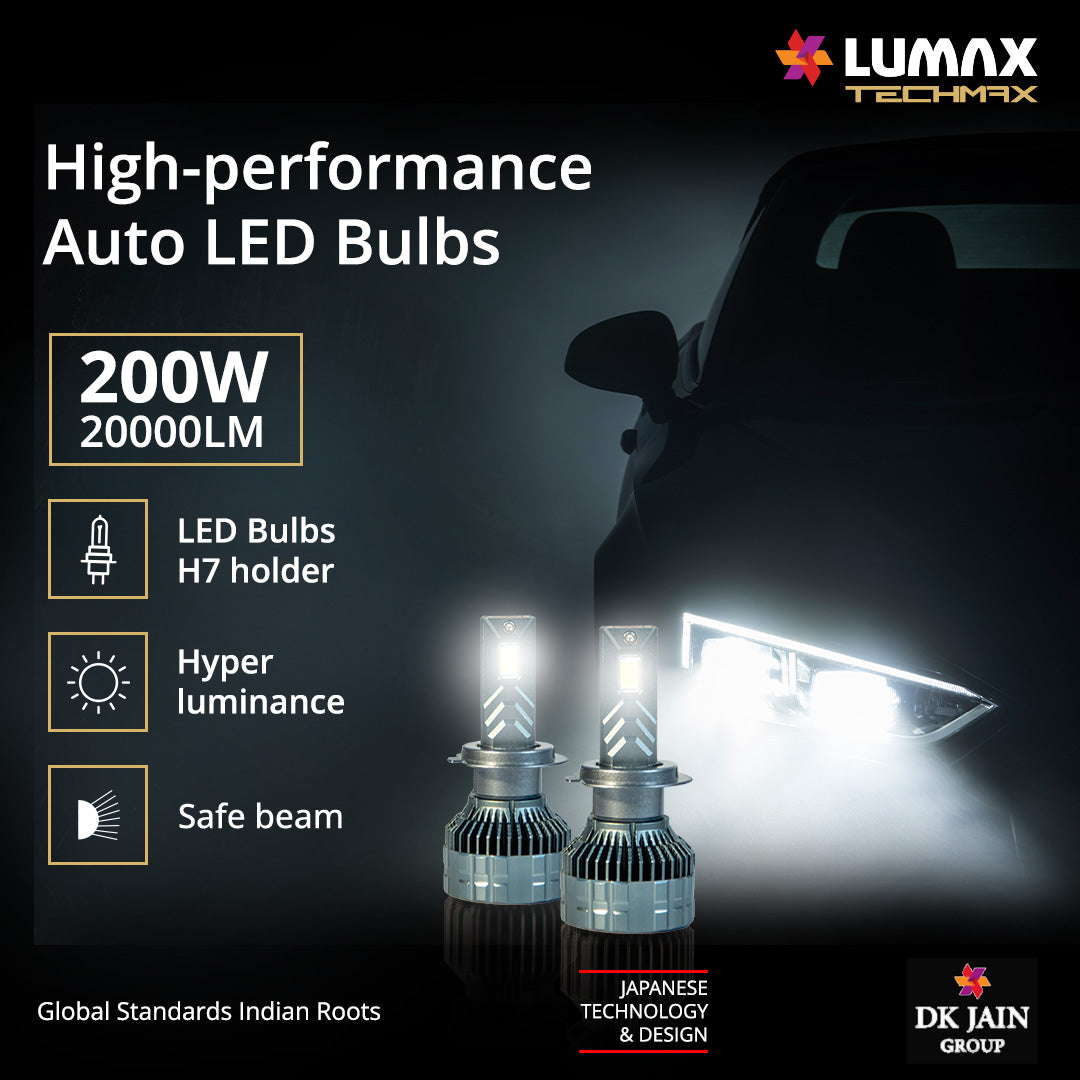 LED AUTO LEMP H7, 12V,200W KIT