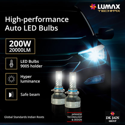LED AUTO LAMP 9005,12V,200W KIT