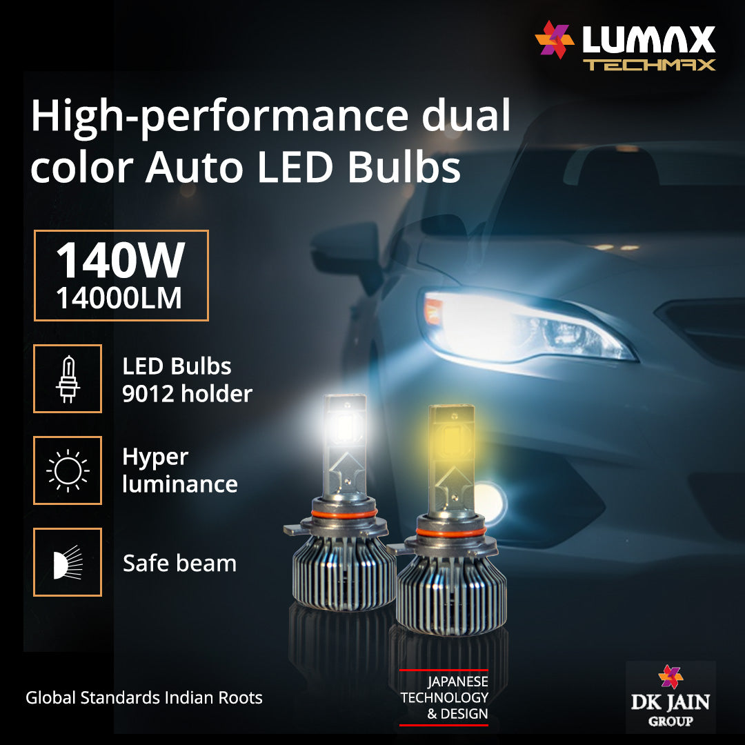 LED AUTO LAMP 9012-12V,140W SET DBLE CLR