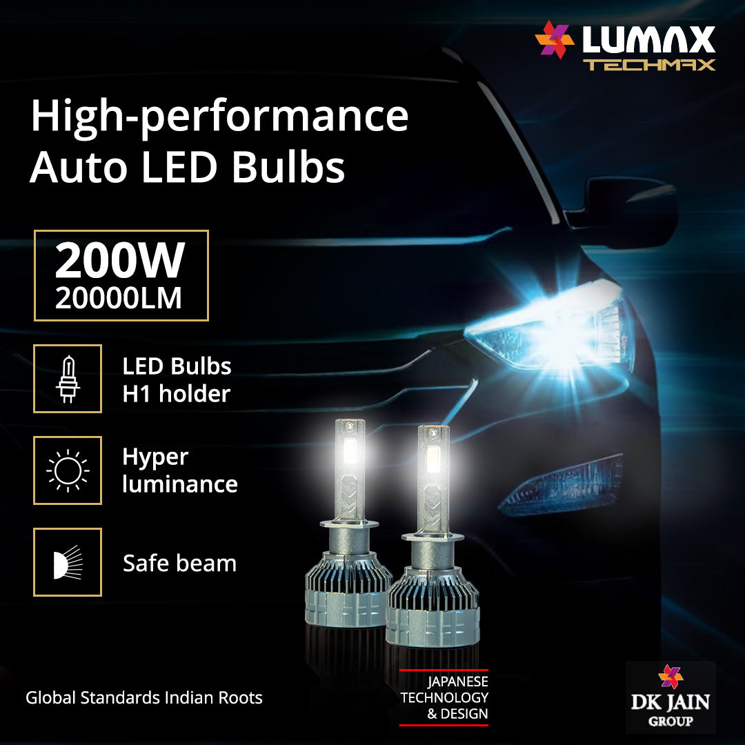 LED AUTO LEMP H1, 12V,200W KIT