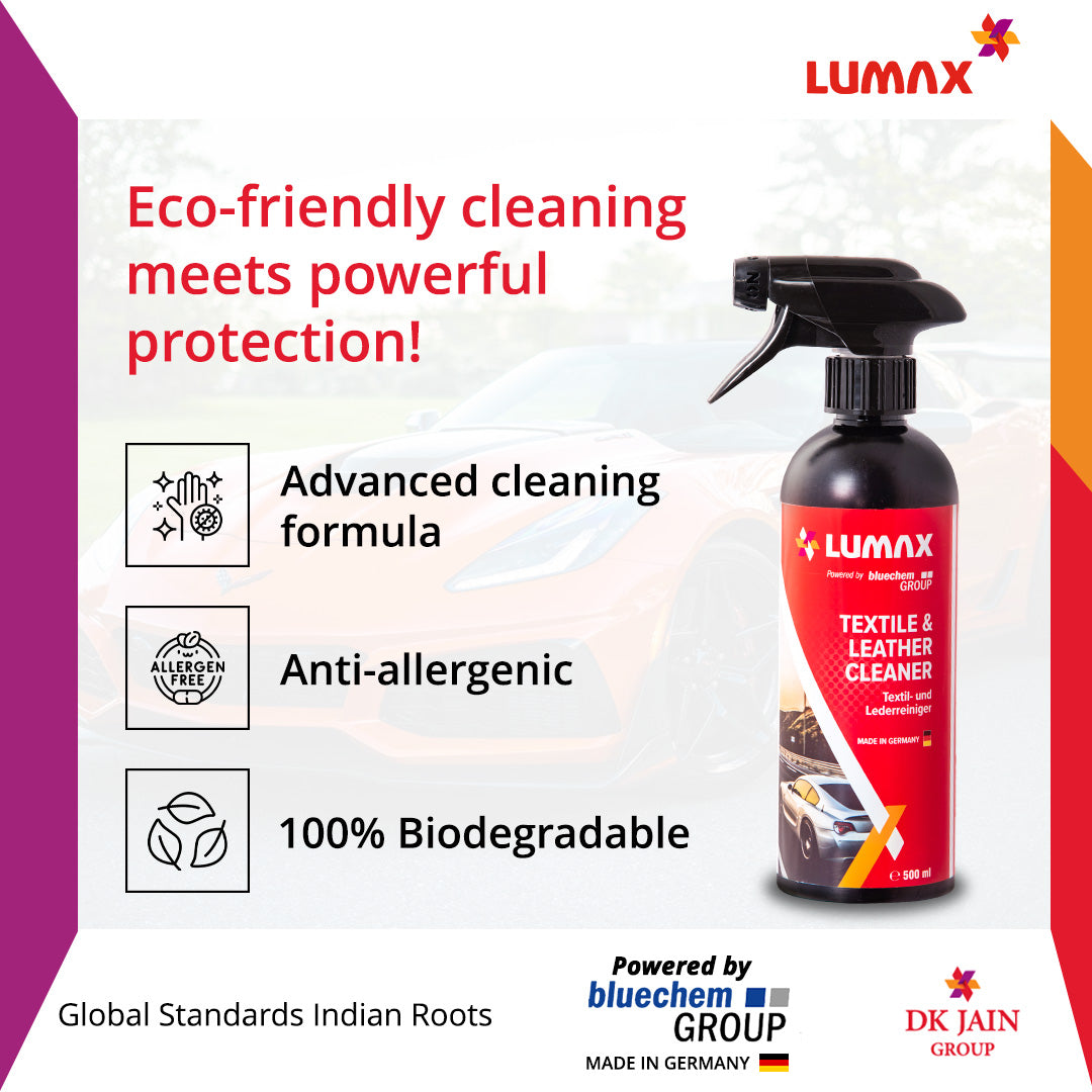 BIO POWER TEXTILES-LEATHER CLEANER-500ML