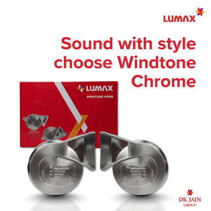 Windtone 12V 90 DIA Chrome