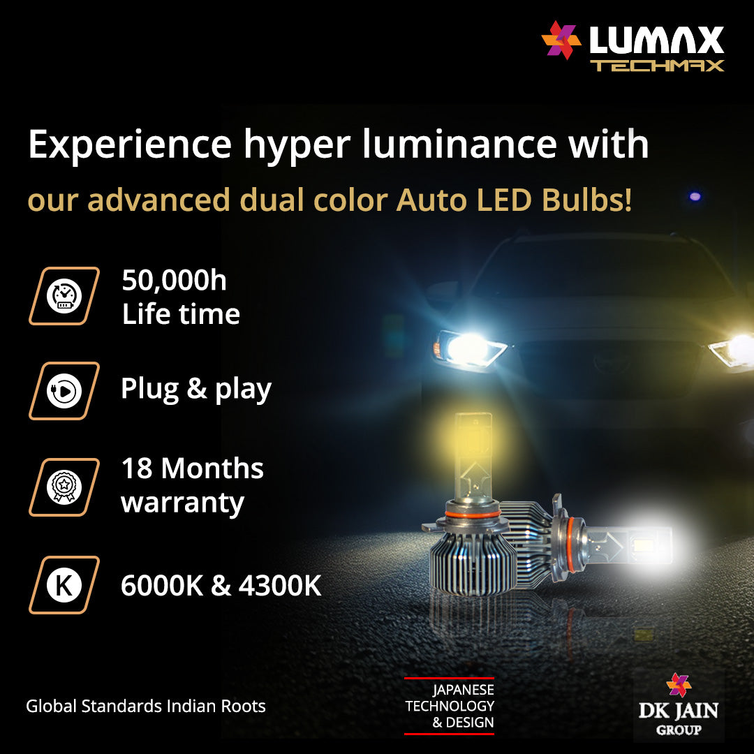 LED AUTO LAMP 9012-12V,140W SET DBLE CLR