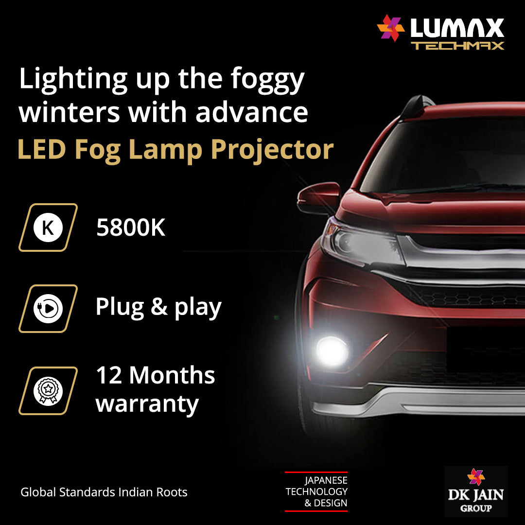 PROJECTOR FOG LAMP 6000K 3'' UNIVERSAL