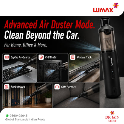 Lumax Car Vacuum Cleaner and Air Duster