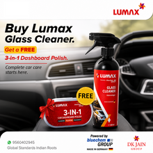 GLASS CLEANER-500ML (FREE 3-in-1 Dashboard Polish)