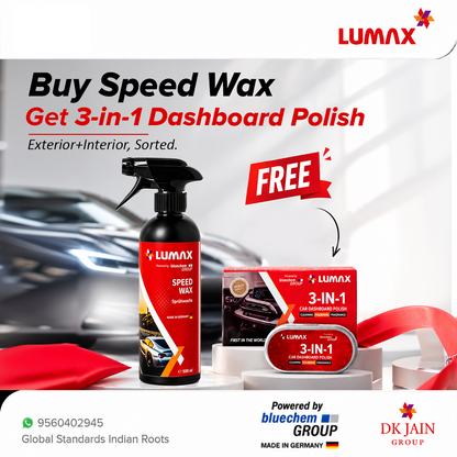 SPEED WAX-500ML (FREE 3-in-1 Dashboard Polish)